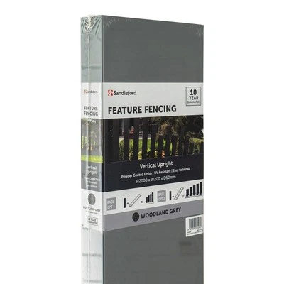 WA NEW Sandleford Feature Fencing Woodland Grey 2m Vertical Upright