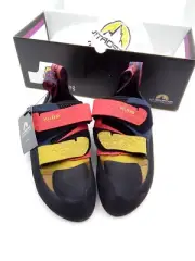 La Sportiva Kubo Climbing Shoes Savana/Mtn Red M 5 W 6 37 Made In Italy