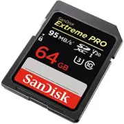 Sandisk 64GB Extreme Pro FS C30 4K SD card for Nikon D5 D4s D4 DF