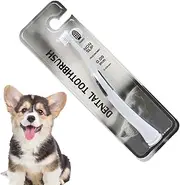 Small Dog Toothbrush - Kitten Toothbrush With Soft Bristles - Non Slip Pet Oral Care Brush, Teeth Cleaning Tool To Maintain Oral Health And Hygiene