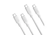 Laser 1m USB-C to USB-C Cable - 2 Pack | 60W Fast Charging for Phones and Tablets | 480Mbps Data Speed | Compatible with All USB-C Devices | Durable and Slim Design