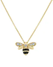 Sabrina Designs 14K 0.45 ct. tw. Diamond Bumble Bee Pendant Necklace