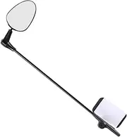 Dickly Bike Helmet Mirror, 360 Degree Rotating Gear Ultralight Easy to Install Bicycle Cycling Rear View Helmet Mirror