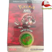 Nintendo Gameboy Advance Ruby (Groudon) & Sapphire (Kyogre) Limited Edition Coin