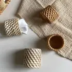 Handmade Woven Napkin Ring Napkin Holder Home Party Table Decoration