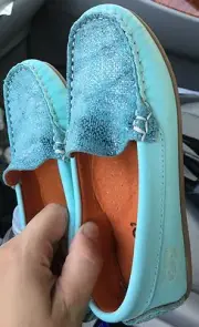 Hoo Mocassin (Dee-mint/print Plug) Size 28 MSRP $89.99