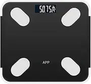 Bluetooth Body Fat Scale, Smart Wireless ， Bathroom Weight Scale Body Composition Monitor Health Analyzer with Smartphone App for Body Weight, Fat, Water