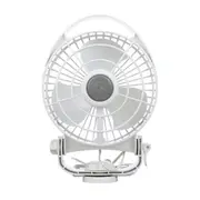 [TechBrands] Bora Variable Speed Hard Wired Fan 12VDC White 6"