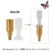 1 Pc Dental Abutment Attachment for Zimmer Screw-Vent - 3.5mm Ø, 5.0mm Length