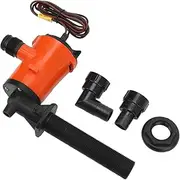 RIZGHWOY 800GPH Livewell Pump Bait Tank Aerator, Moisture Tight Seals, Compact Size and Portable Aerator Pump, 12V Operating Voltage