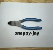 Snap-on Tools NEW PEARL BLUE Soft Grip 6" Compact Diagonal Cutter Pliers 86ACFPB