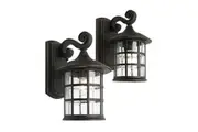 Coventry Outdoor Wall Light in Bronze or White (Small or Large)