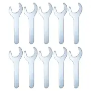 10pcs Small Wrench Open End Thin Wrench 28x135x2.8mm Metric U-Shaped Spanner