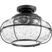 Quorum International 3375-13-69 Hudson Semi-Flush Mount Noir
