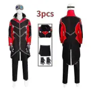 Dr Eggman Et Pants Costume Men's Ivo Nik Trench Uniform Glasses Gs Clothes 3pcs L