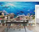 3D Blue Underwater World Wallpaper Wall Murals Removable Wallpaper 76
