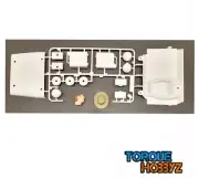 New Tamiya Holiday Buggy "A Parts" Roof, Cockpit, Driver Figure Tree 9005086