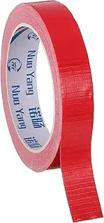 uxcell 0.8"x0.007" Bookbinding Tape, 22 Yard Cloth Bookbinding Repair Tape Book Binding Tape Self Adhesive for Repairing Old Books, Red