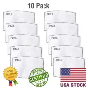 PM2.5 Carbon Filter for Mask Replaceable Helps from Haze USA Shipping (10 Pack)