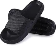 POSTUSE Cloud Slippers Slides for Women and Men, Anti-Slip Open Toe House Slippers, Pillow Slippers, Bathroom Shower Beach Slippers