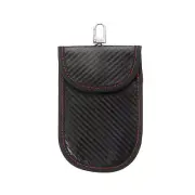 Faraday Pouch for Car Keys, Faraday Bag RFID Fob Key Protector Medium Size, Red