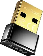 Cudy USB Bluetooth Adapter for PC, Bluetooth 5.3 Dongle Receiver, Plug and Play, Nano Size, Support Windows 11/10/8.1/7 for Desktop, Laptop, Printer