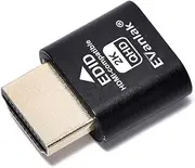 HDMI Dummy Plug Headless Ghost Display Emulator Premium Aluminum PC（Fit Headless-1920x1080 New 3RD@60Hz）-1pack