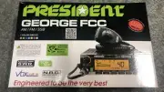 President GEORGE FCC AM/FM/USB/LSB/PA Modes 40-Channel CB Radio Brand New