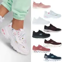 在飛比找momo購物網優惠-【SKECHERS】女款 輕量避震緩衝 入門慢跑鞋(多款)