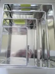 CESCO CAKE TINS rectangle baking pan 7x5 9x7 11x9 13x11 " wedding banana bread