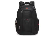 Swisswin Swiss waterproof 17" laptop Backpack School backpack Travel Backpack SW0809 Black