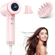Hair Dryer 160,000RPM, Fast Drying 1 Min, 9 Temps Setting Professional Hairdryer
