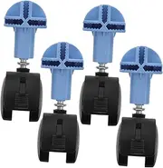 PartyKindom 4 Pcs Caster Wheels for Dog Crate Easy Assembly Replacement Wheels for Pet Carriers Secure Design Reliable Support Versatile Use for Dog and Cat Cages