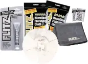 Premium Zirconia Alumina Buff Ball for All Surfaces - 5 Inch with Polishing Set