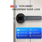 Tuya Smart Fingerprint Door Lock Bluetooth Wireless Keyless Entry Door Lock