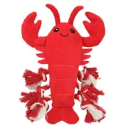 Lexi & Me Plush/Rope Dog Toy Lobster