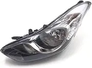 Headlights Assembly for Hyundai for Elantra V MD 2010 2011 2012 2013 2014 Front Bumper Headlight Headlamp Head Light Head Lamp Assy Headlight Assembly(Left Side)