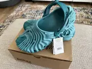 Salehe Bembury x Crocs Pollex Clog Tide Turquoise Tonic Size 12 Men w Box