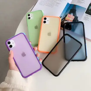 混色防摔手機殼 適用iPhone6/7/8/Xs/MAX/11Pro/12/13 蜂巢網抗震 硬殼 防摔防撞 蘋果手機殼