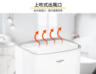 【免運費 可申請節能補助$1200 超夯款除濕機 速出貨】Whirlpool 惠而浦 一級能效 16公升 節能除濕機 WDEE30AW 除濕機