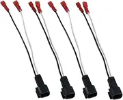 AsrMyjcx 4 Pieces Speaker Wire Harness Premium Spare Part Reliable Car Accessories Sturdy Speakers Adapter Replacement for F 150