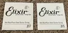Elixir Anti-Rust Plain Steel Guitar Strings, .015 & .017