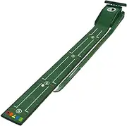 Putting Green,Practice Putting Green - Indoor Training Practice Mat with Auto Ball Return Luxurious Velvet for Home