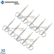 ODM 10 Pcs Mustache Nose Hair Scissors, 3 1/2'' Trimmer, Cutter Removal