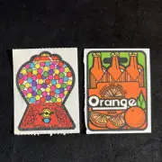 Vintage 80’s MELLO SMELLO Scratch & Sniff Stickers - Bubble gum & Orange Soda