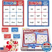 Bright Seed Games, Sight Words Bingo Game for Kindergarten, Learn to Read Sig
