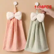 1~10PCS Hanging Hand Towel Durable Orange Household Tools Kitchen Hand Clothes C