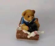 2000 Cherished Teddies 731870 Bryce Bowler Bowling Bear Figurine