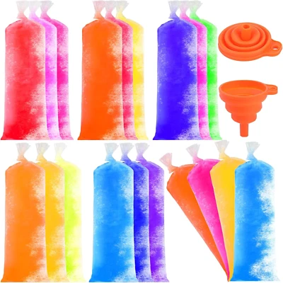 160 Large Ice Lolly Bags Disposable Ice Popsicle Mold, Freezer Tubes Ice Cream M