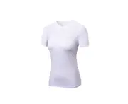 Women'S Compression Shirts Crewneck Short-Sleeve Athletic T-Shirts - White
